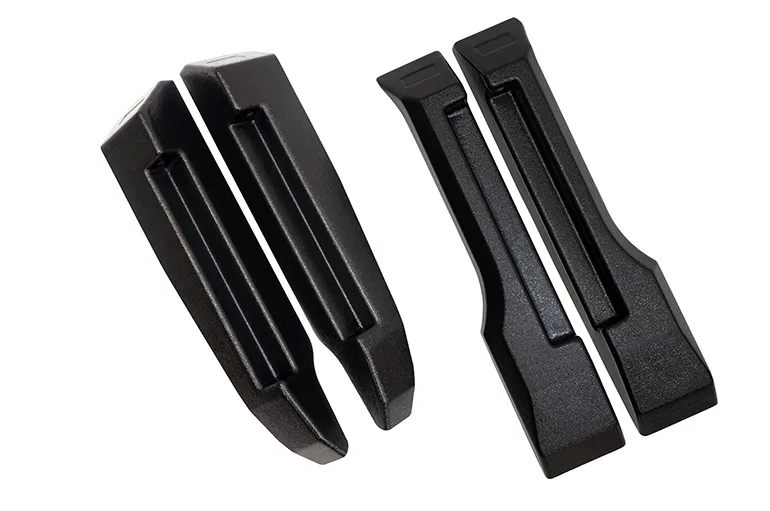 DZ4619 – DEE ZEE Door Hinge, Door Half Hinge Black Plastic Set Of 4 With Mounting Hardware